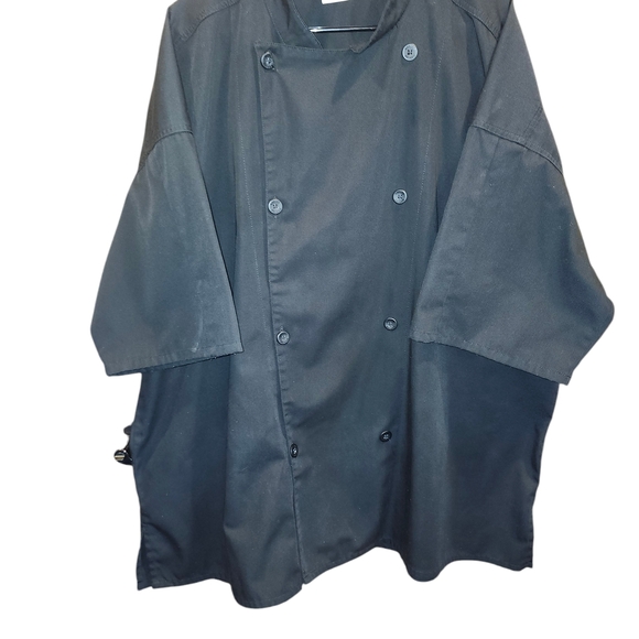 Chef Works Black Chef Coat - Picture 1 of 1